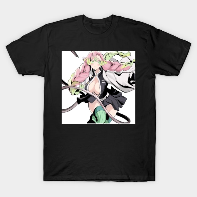 mitsuri kanroji T-Shirt by Mr.Spoon